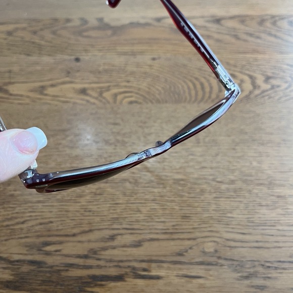 Ray-Ban Eyeglasses Frames RB 5285 5738 53 Maroon Burgundy Authentic with Case - Picture 8 of 16